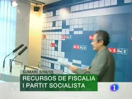 L'informatiu - Comunitat Valenciana - L'informatiu Comunitat Valenciana - 05/08/09