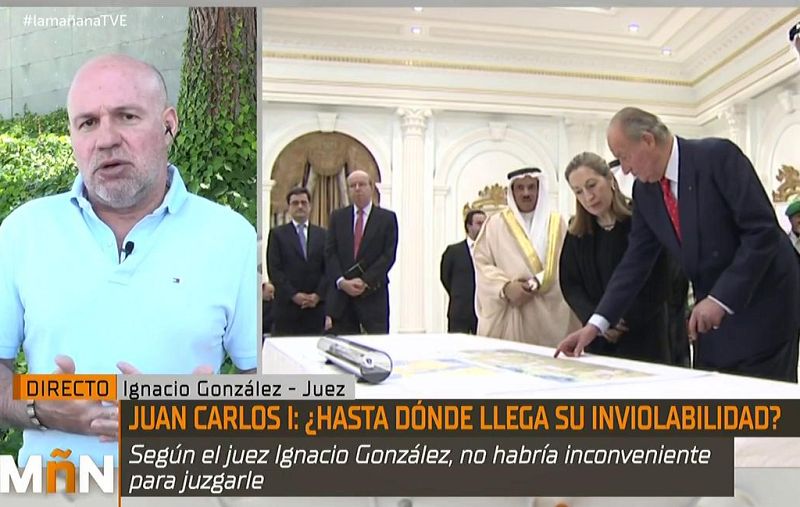 Ignacio González, de Jueces para la Democracia, dice que "no es el momento" de iniciar una reforma constitucional sobre la inviolabilidad del Rey