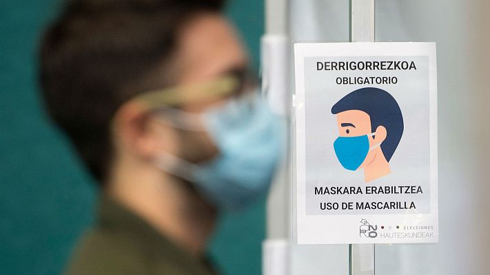 Telediario 1 - El brote de Ordizia se mantiene en 73 casos