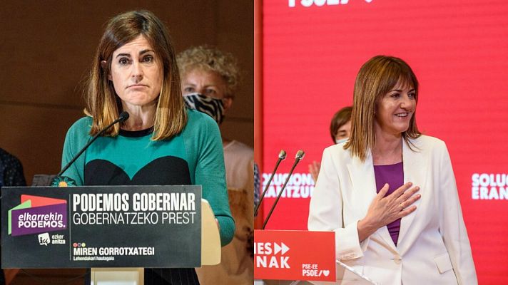 Telediario 1 - Elecciones 12J: Podemos se hunde y el PSOE sube un escaño en Galicia y el País Vasco