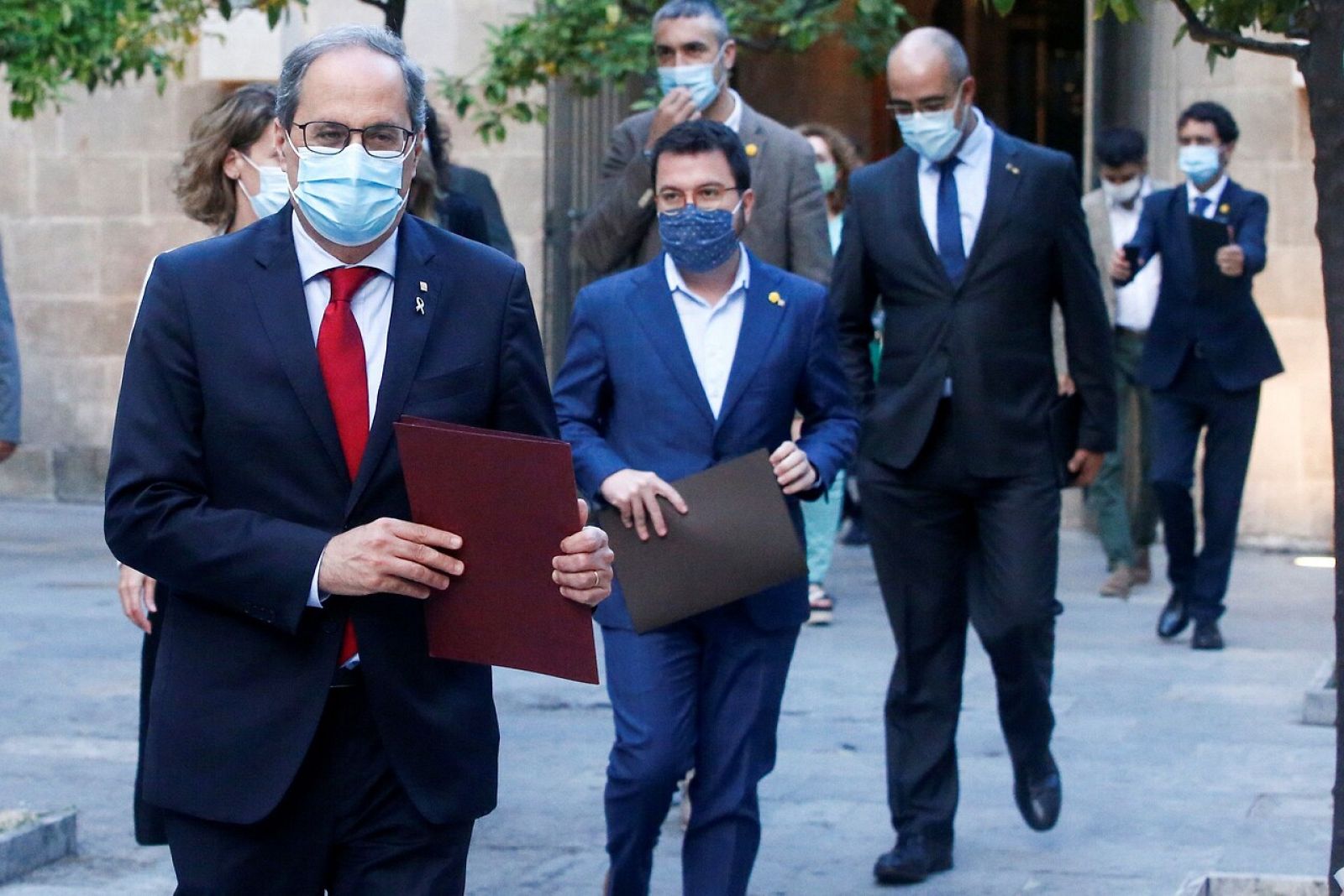 Torra aprueba el decreto para poder confinar Lleida a pesar de la decisión judicial - La noche en 24h | Ver