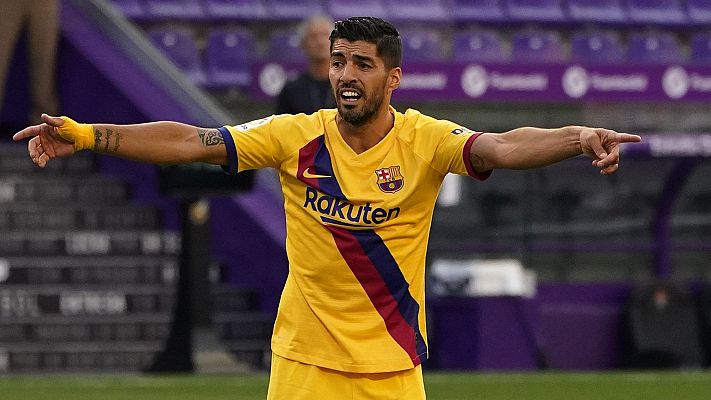 Telediario 1 - Luis Suárez: "La Liga la dejamos escapar nosotros"