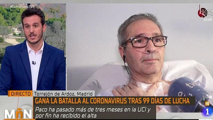  - Paco el hombre que tras 99 días ha vencido al coronavirus