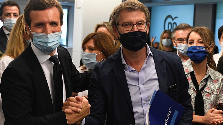 Informativo 24h - Casado defiende ante los 'barones' que el PP siempre ha estado en la moderación