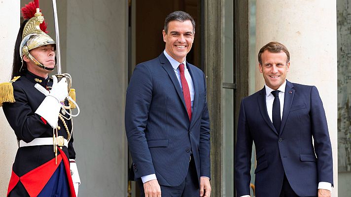 Informativo 24h - Sánchez y Macron defienden las subvenciones en el fondo europeo poscoronavirus