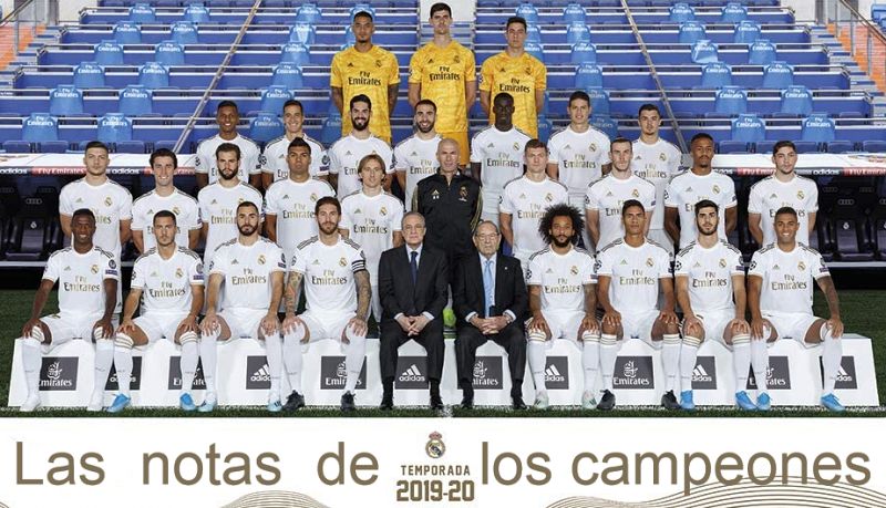 Las notas a los campeones de Liga, el uno por uno de los jugadores del Real Madrid