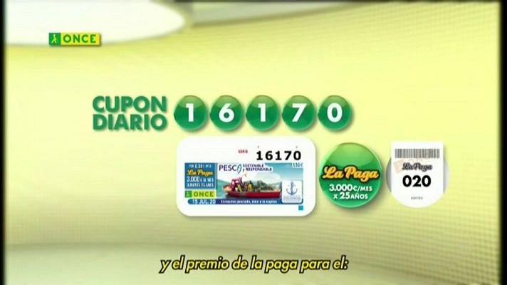 Sorteos ONCE - Sorteo ONCE - 15/07/20