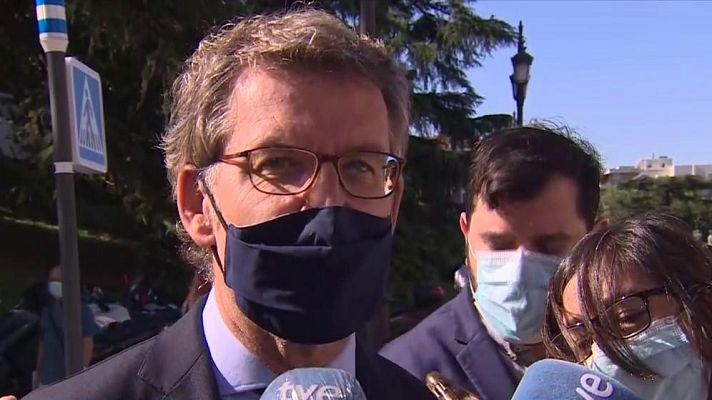 Especiales informativos - Feijóo: "Nuestro país debería centrarse en los problemas de la gente, los contagios, los empleos y la seguridad"