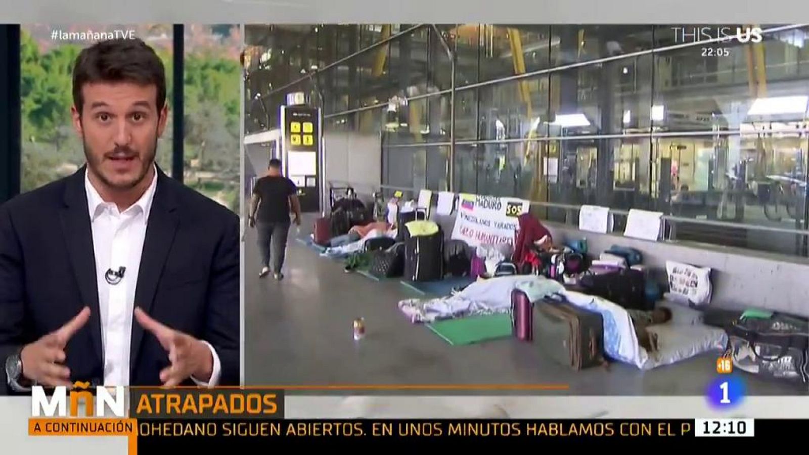 Un grupo de venezolanos atrapados durante 15 días en el aeropuerto de Madrid por la crisis del coronavirus