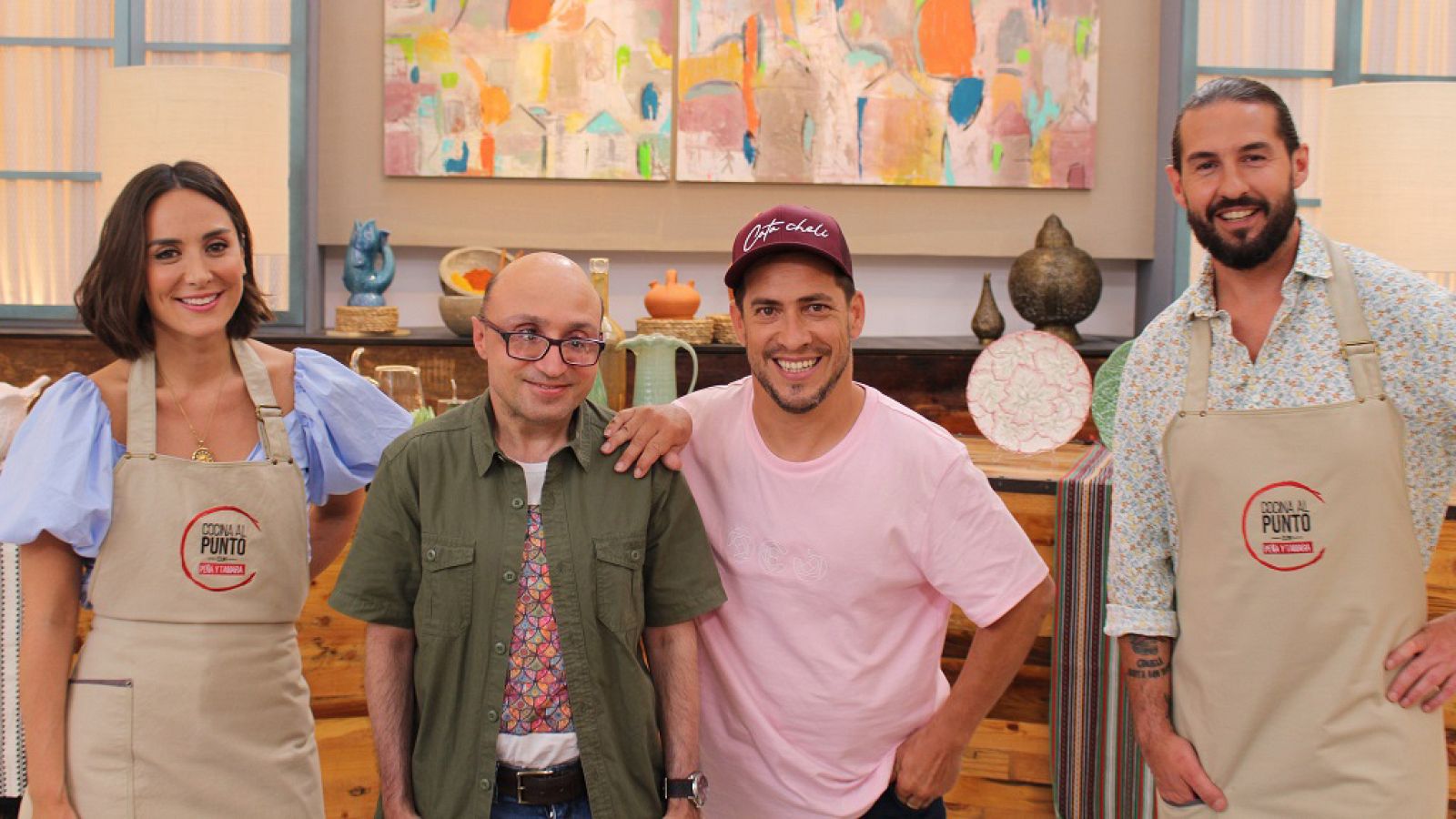 Jesús Vidal y el Langui en 'Cocina al Punto'