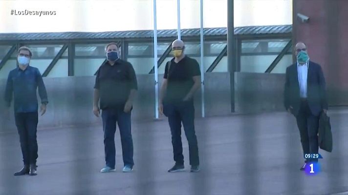  - Fin de semana en semilibertad para los presos del 'procés'