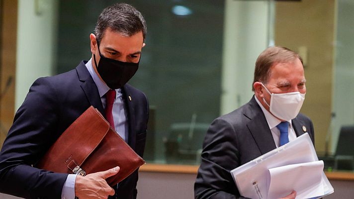 Telediario 1 - Pesimismo entre los Veintisiete tras 12 horas de negociaciones sobre el plan de recuperación europeo