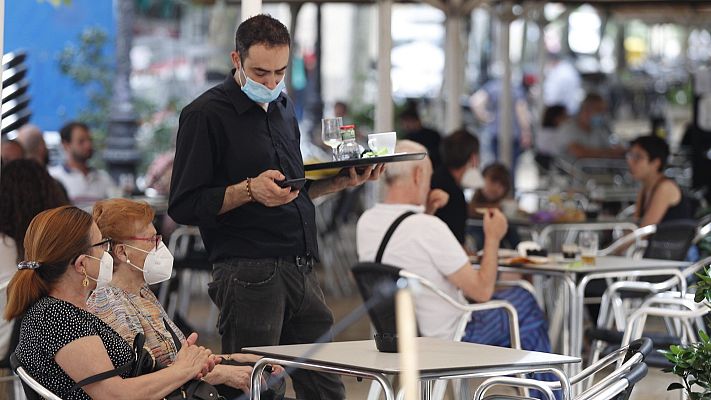 Telediario 1 - La hostelería española reducirá su facturación un 40% debido al coronavirus