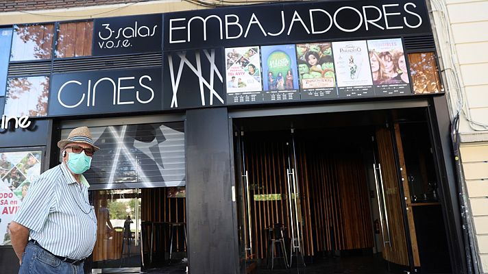 Telediario 1 - Las salas de cine intentan sobreponerse a la pandemia de coronavirus