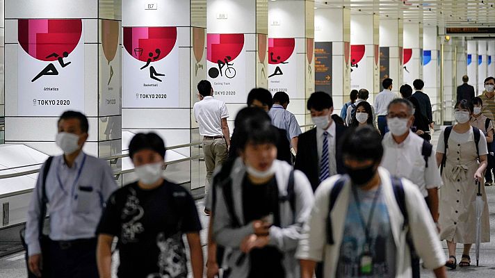 Telediario 1 - Siete de cada diez japoneses, en contra de los Juegos