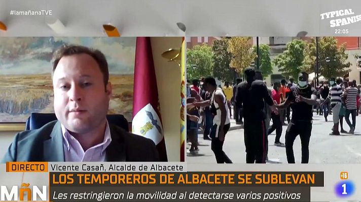 La mañana - Vicente Casañ, alcalde de Albacete, habla de los temporeros