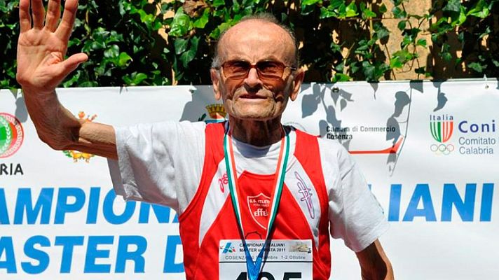 Telediario 1 - Muere Giuseppe Otaviani, una leyenda del atletismo para veteranos