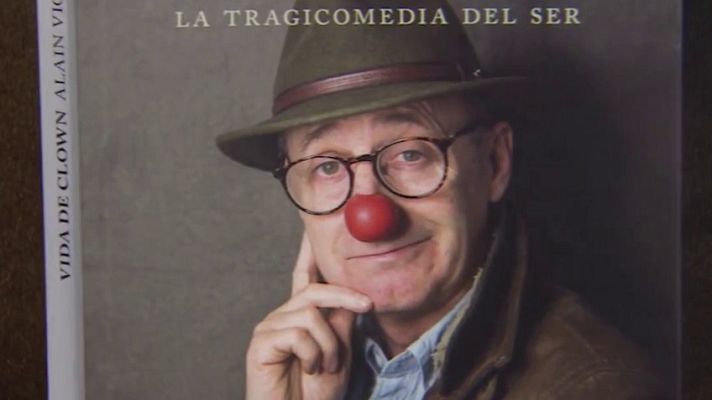 Telediario 1 - El famoso payaso Alain Vigneau publica su autobiografía, marcada por una trágica infancia