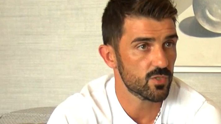 Telediario 1 - David Villa niega las acusaciones de acoso