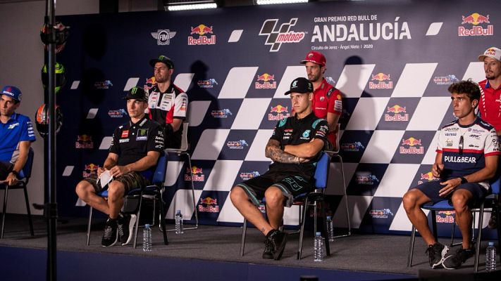 Telediario 1 - Los rivales de Márquez se alegran de su recuperación y quieren volver a competir con él