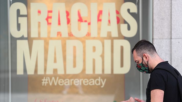 Telediario 1 - La Comunidad de Madrid no descarta contratar más rastreadores ante el aumento de casos positivos de coronavirus