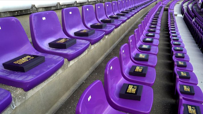 Telediario 1 - El Valladolid cumple 92 años y sus aficionados les prestan sus amuletos