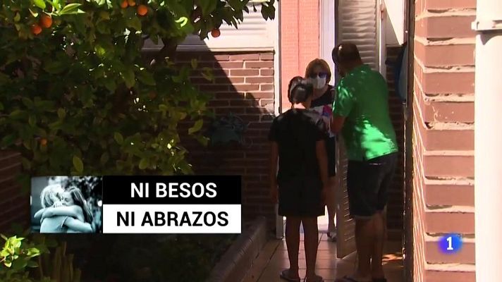 Telediario 1 - Un 25% de los nuevos contagios se producen en reuniones familiares