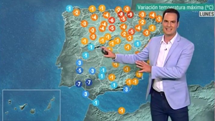 El tiempo - La semana arranca con mucho calor en interior peninsular, Baleares y Canarias