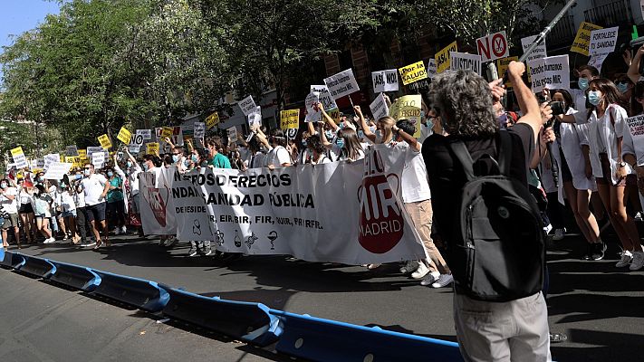 Informativo 24h - Tercer lunes de huelga de los médicos internos residentes (MIR) para exigir un convenio que mejore sus condiciones laborales