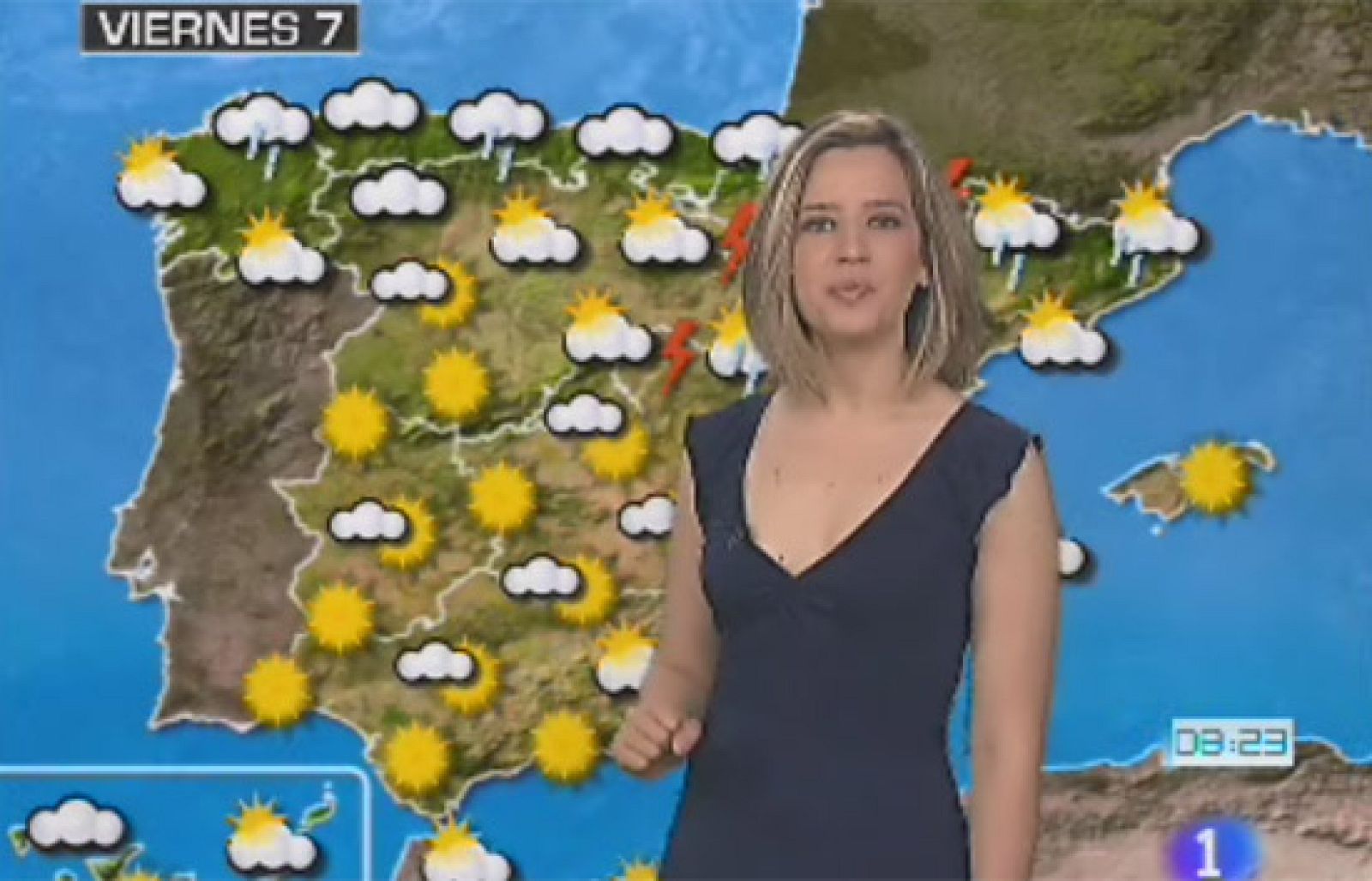 Chubascos y tormentas en Aragón, Cataluña y Levante