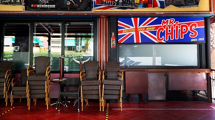 Telediario 1 - Benidorm se aferra a un corredor seguro