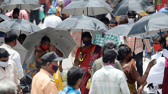 Telediario 1 - Los rebrotes de coronavirus se multiplican en Asia, mientras India registra casi 50.000 casos en un solo día