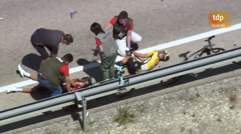 Leemreize pierde un dedo tras una grave caída - Ciclismo | Ver