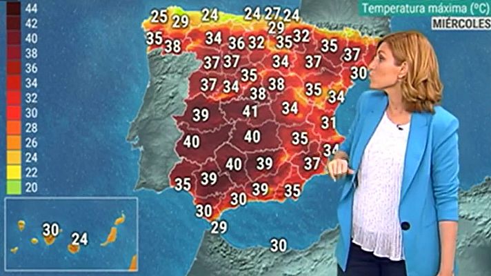 El tiempo - El calor mantiene este miércoles en alerta naranja a cinco comunidades