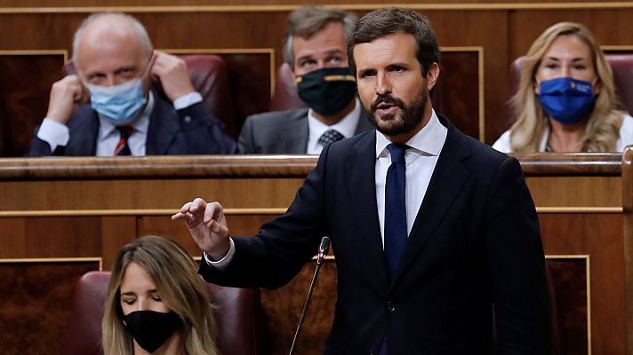 Informativo 24h - Casado insiste en la "incompetencia" del Gobierno y denuncia el "descontrol" de los rebrotes