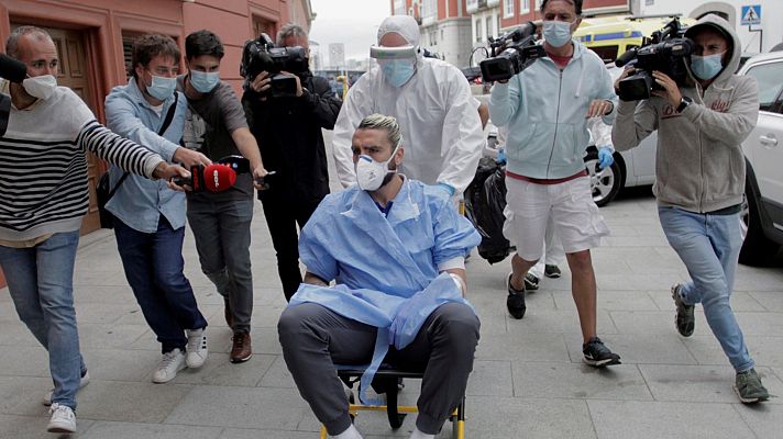 Telediario 1 - Chico Flores: "Pensaba que me moría"