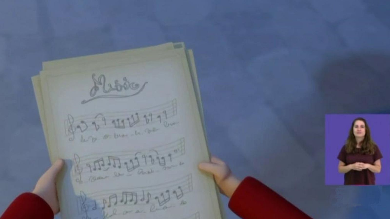 Meteoro musical (en lengua de signos)