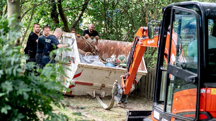 Telediario 1 - La policía alemana concluye el registro de una finca en la búsqueda de Madeleine McCann