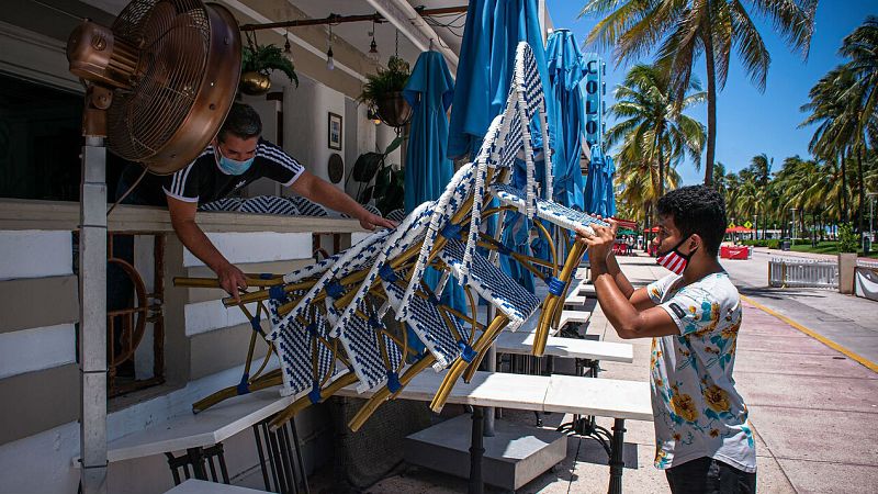 Las economías de EE.UU. y Alemania registran desplomes históricos por el coronavirus