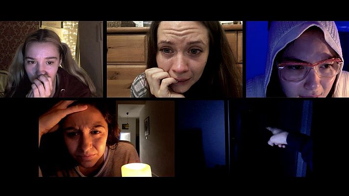 Telediario 1 - 'Host', la nueva sensación del cine de terror se ha rodado con la aplicación Zoom durante el confinamiento