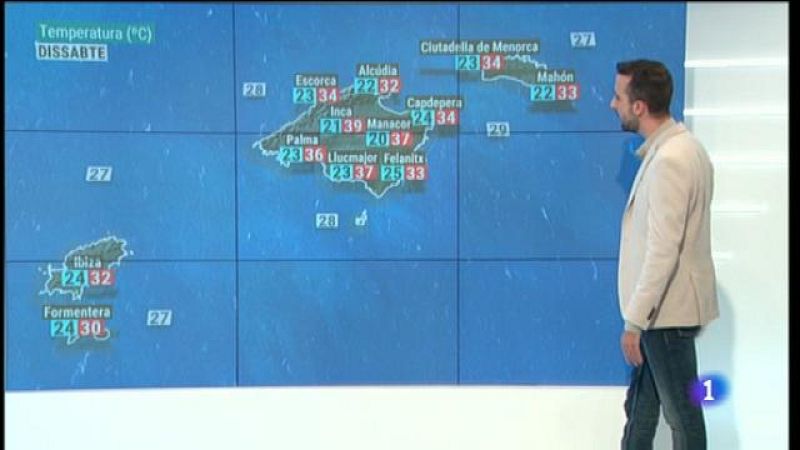El temps a les Illes Balears - 31/07/20