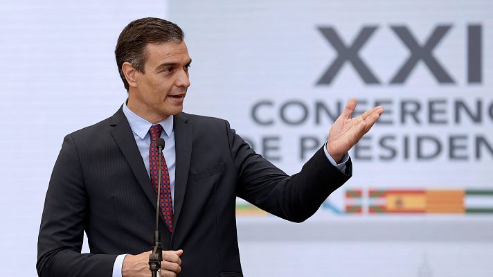 Telediario 1 - Sánchez anuncia que la recuperación se hará con unidad