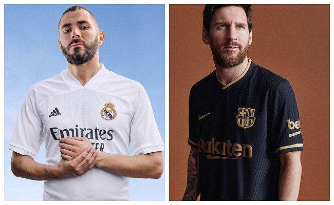 Telediario 1 - Madrid, Barça y Atleti presentan sus nuevas camisetas para la próxima temporada