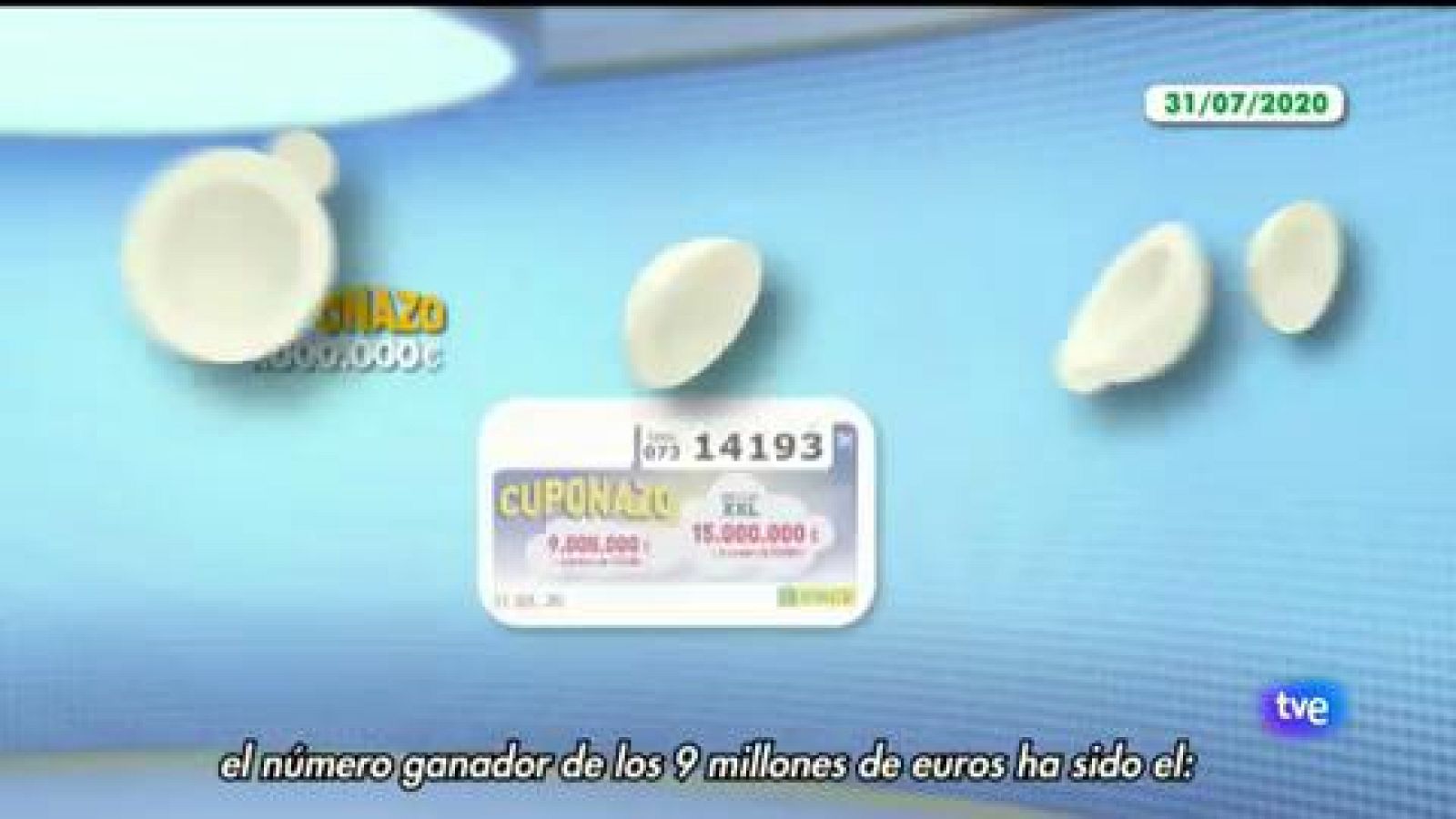 Sorteo ONCE - 31/07/20 - ver ahora