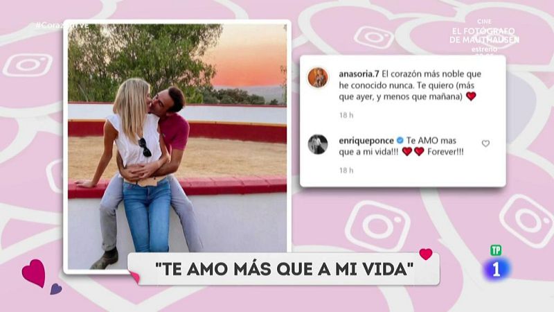 Corazón - Enrique Ponce y Ana Soria se ponen el mundo por montera