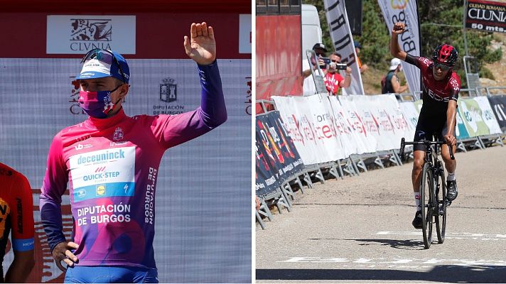 Ciclismo - Subida completa a las Lagunas de Neila: Sosa gana la etapa y Evenepoel, la general