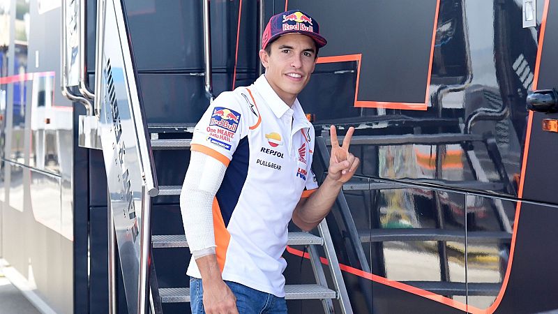 Marc Márquez apura su recuperación pensando en Brno