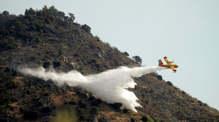Informativo 24h - Estabilizado el incendio de Robledo de Chavela, en Madrid, tras quemar 800 hectáreas