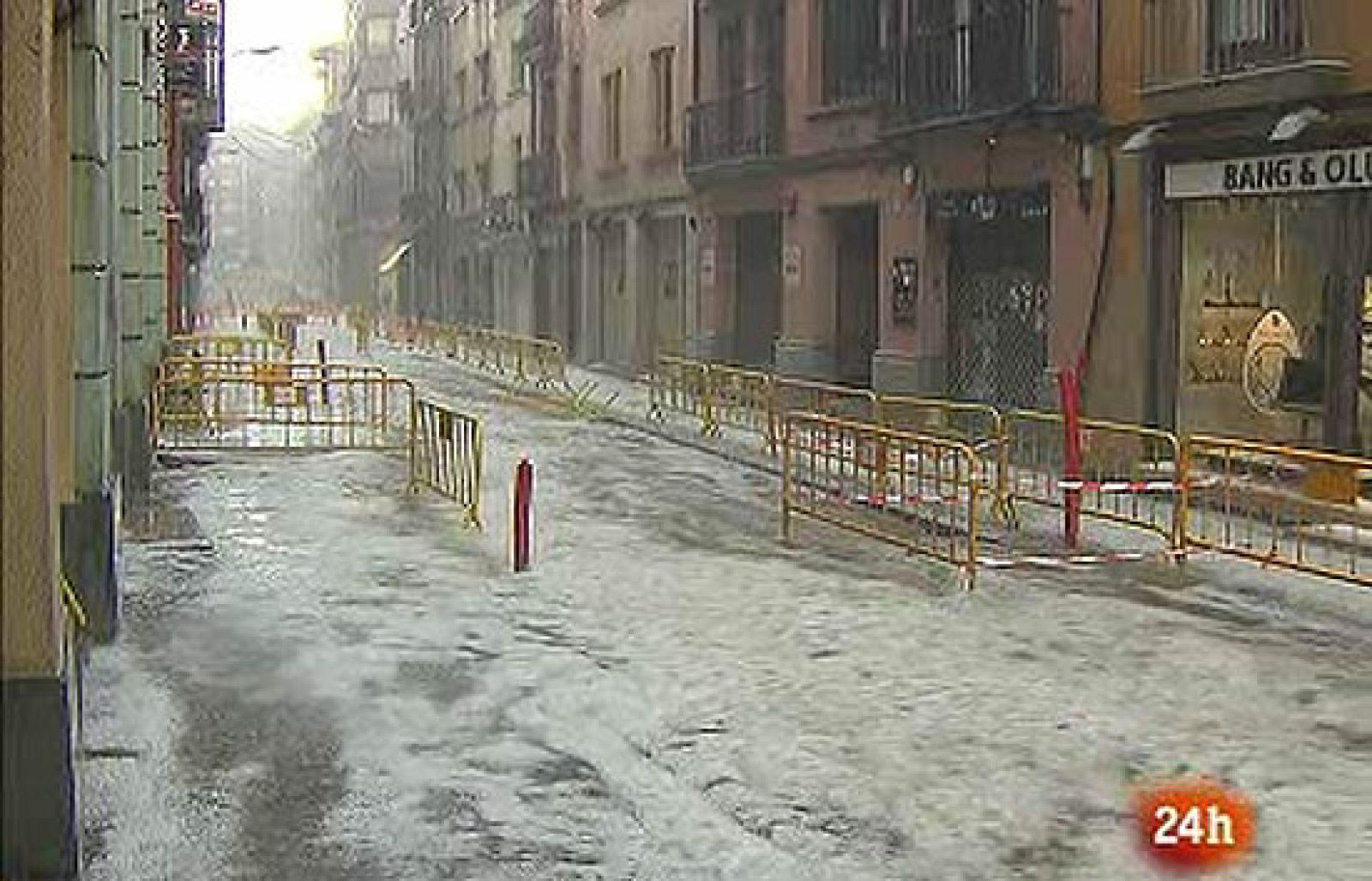 Temporal en el norte de la península