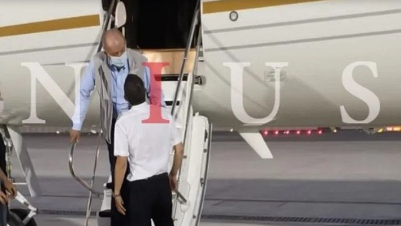 Un diario digital muestra una foto del rey emérito llegando a Abu Dabi